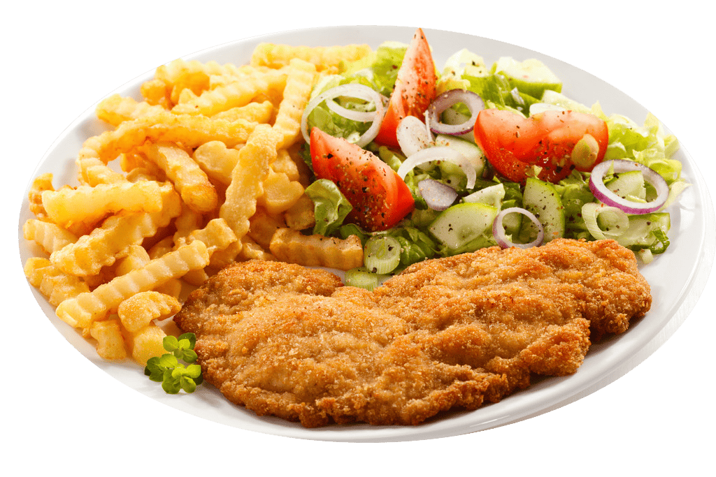 Chicken Cutlet with fries